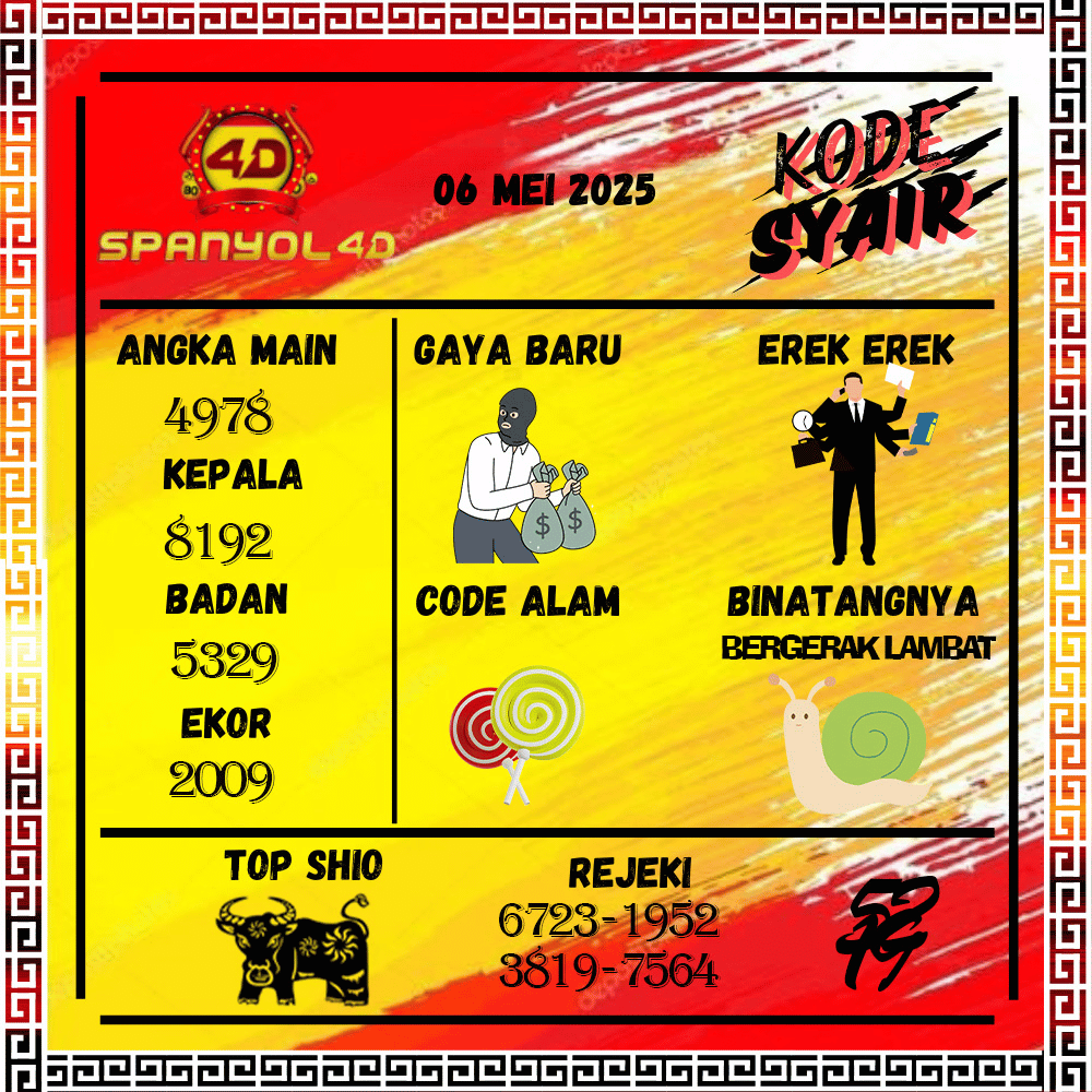 Kode Syair Spanyol4D Pools - Mei  Pools