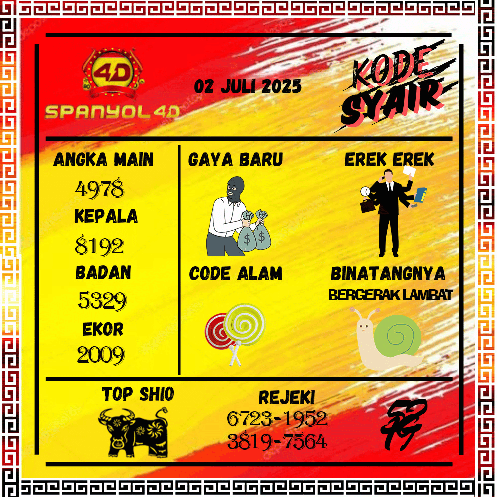 Kode Syair Spanyol4D Pools - Juli Pools